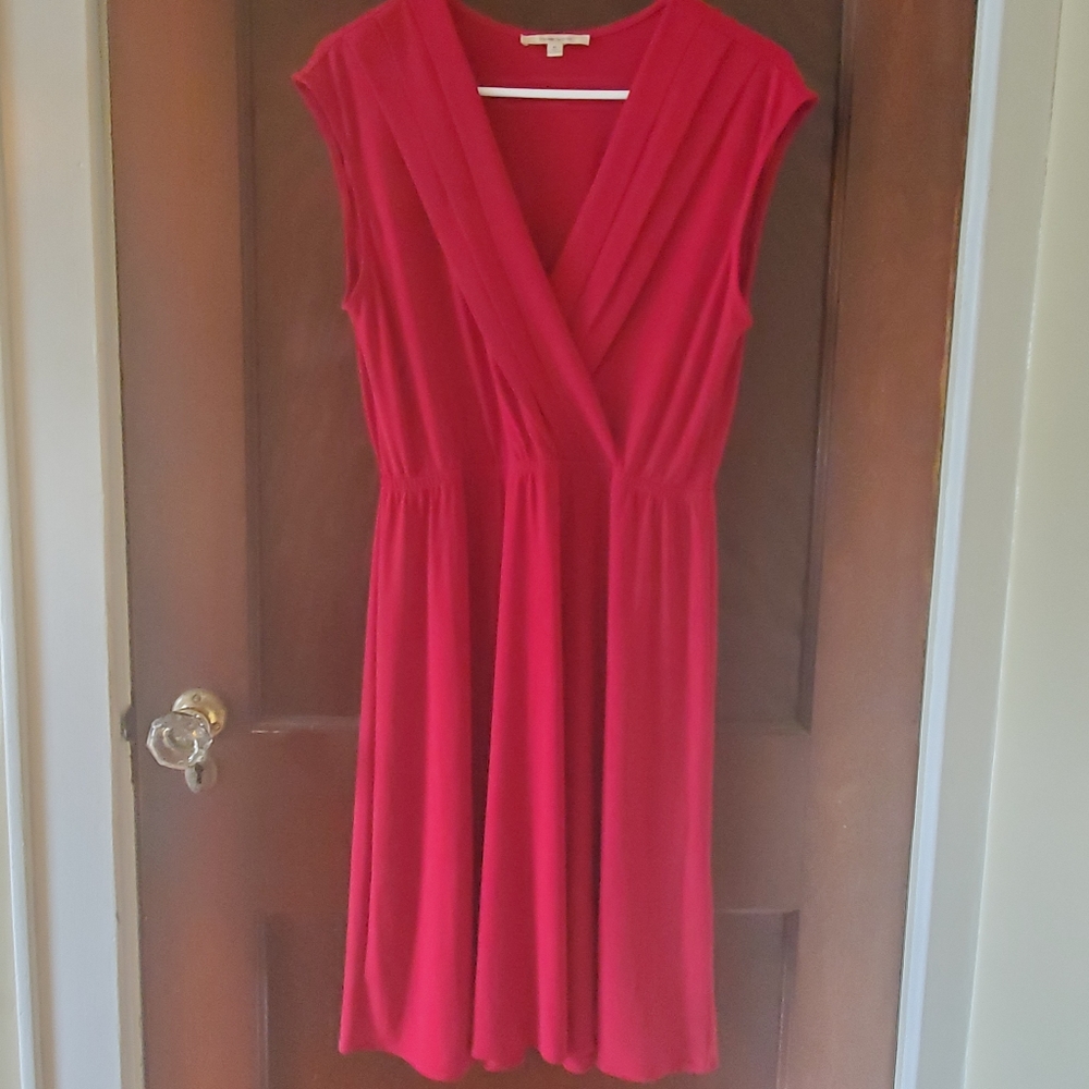 Wrap front dress